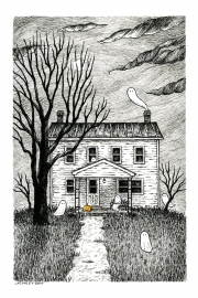 4x6-B-Haunted-house-Laurie-A.-Conley