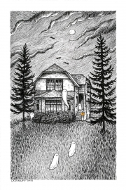 4x6-C-Haunted-house-Laurie-A.-Conley