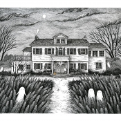 8x10 Haunted House Portrait